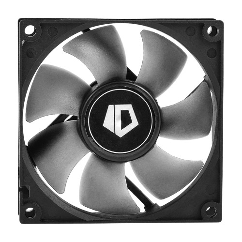 Кулер для корпуса/ Case Cooler ID-COOLING NO-8025-SD (80x80x25mm, 3-pin, 25.5CFM, 21dBA, 2000RPM, Black/Gray)