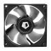 Кулер для корпуса/ Case Cooler ID-COOLING NO-8025-SD (80x80x25mm, 3-pin, 25.5CFM, 21dBA, 2000RPM, Black/Gray)