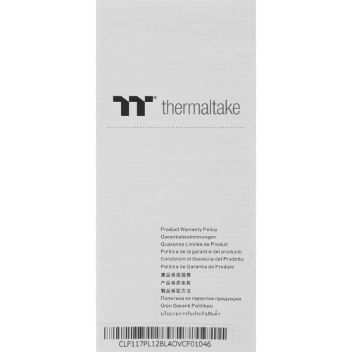 Вентилятор для корпуса Thermaltake Toughfan 12 120х120x25 черный 4-pin 22.3дБ (CL-F117-PL12BL-A) Ret [CL-F117-PL12BL-A]