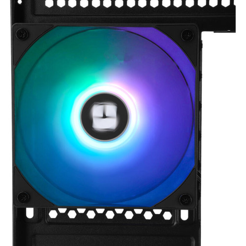 Кулер для корпуса/ Case Cooler Thermalright TL-C12RB-S V2 Reverse (120x120x25mm, 4-pin PWM, ARGB, 58CFM, 25.6dBA, 1500RPM, Black)