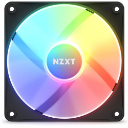 Кулер для корпуса ПК/ Case Cooler NZXT F120 RGB Core (120x120x25mm, 4-pin PWM, RGB, 78.86CFM, 33.88dBA, 1800RPM, Black)