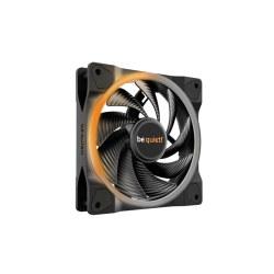Кулер для корпуса/ Case Cooler be quiet! LIGHT WINGS 120mm PWM high-speed (120x120x25mm, 4-pin PWM, ARGB, 52.3CFM, 31dBA, 2500RPM, Black)