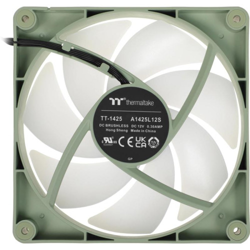 Вентилятор для корпуса Thermaltake CT140 Sync Matcha ARGB 140х140x25 зеленый 4-pin 30.5дБ (упак.:2шт) (CL-F203-PL14MG-A) Ret [CL-F203-PL14MG-A]