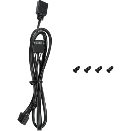 Вентилятор для корпуса Deepcool FL12 ARGB 120х120x25 черный 4-pin 32дБ (R-FL12-BKAPN1-G) Ret