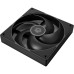 Кулер для корпуса/ Case Cooler ID-COOLING AS-140-K (140x140x25mm, 4-pin PWM, 72.2CFM, 24.9dBA, 1800RPM, Black)