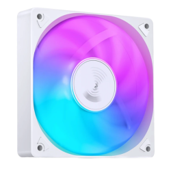 Кулер для корпуса/ Case Cooler JONSBO SL-120CW (120x120x25mm, 4-pin PWM, FRGB, 59.48CFM, 32.0dBA, 1500RPM, White)