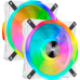 Кулер для корпуса/ Case Cooler Corsair iCUE QL140 RGB 140mm (140x140x25mm, 4-pin PWM, RGB, 50.2CFM, 26dBA, 1250RPM, White, 2pcs)
