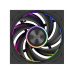 Кулер для корпуса/ Case Cooler PCCooler F7 X120 ARGB BK (120x120x28mm, 4-pin PWM, ARGB, 83CFM, 33.1dBA, 3000RPM, Black)