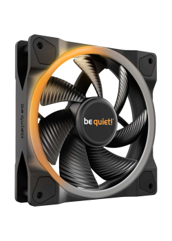 Кулер для корпуса/ Case Cooler be quiet! LIGHT WINGS 120mm PWM (120x120x25mm, 4-pin PWM, ARGB, 41.5CFM, 20.6dBA, 1700RPM, Black)