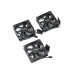 Кулер для ПК/ PCCooler DN 80 3IN 1 (8080x25mm, 3-pin/Molex, 18.21CFM, 18dBA, 1400RPM, Black, 3pcs)