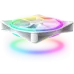 Кулер для корпуса ПК/ Case Cooler NZXT F140 RGB Duo (140x140x25mm, 4-pin PWM, RGB, 84.75CFM, 36dBA, 1800RPM, White)