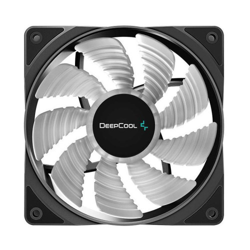 Вентилятор для корпуса Deepcool RF120 FS RGB 120х120x25 черный 4-pin 27дБ (DP-FLED3-RF120-FS) Ret [DP-FLED3-RF120-FS]