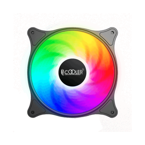 Кулер для корпуса/ Case Cooler PCCooler FX 120 ARGB BK (120x120x25mm, 4-pin PWM, ARGB, 52.79CFM, 33.2dBA, 2000RPM, Black)