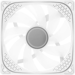 Вентилятор для корпуса Accord ACC-YH12 ARGB 120х120x25 белый 4-pin 27дБ (ACC-YH12 ARGB WHITE) brown box