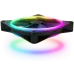 Кулер для корпуса ПК/ Case Cooler NZXT F140 RGB Duo (140x140x25mm, 4-pin PWM, RGB, 84.75CFM, 36dBA, 1800RPM, Black)