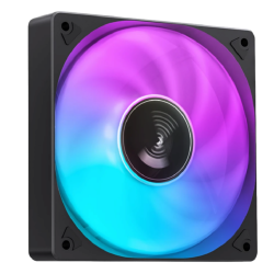 Кулер для корпуса/ Case Cooler JONSBO SL-120C (120x120x25mm, 4-pin PWM, FRGB, 59.48CFM, 32.0dBA, 1500RPM, Black)