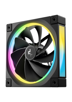 Вентилятор для корпуса Deepcool FL12R Reverse ARGB 120х120x25 черный 4-pin 33.9дБ (R-FL12R-BKAPN1-G) Ret