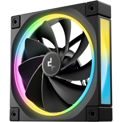 Вентилятор для корпуса Deepcool FL12R Reverse ARGB 120х120x25 черный 4-pin 33.9дБ (R-FL12R-BKAPN1-G) Ret