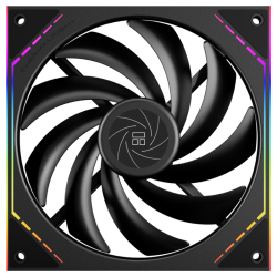 Кулер для корпуса/ Case Cooler Thermalright TL-M14 (140x144x25mm, 4-pin PWM, ARGB, 88.75CFM, 23.7dBA, 1500RPM, Black)