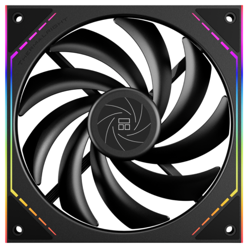 Кулер для корпуса/ Case Cooler Thermalright TL-M14 (140x144x25mm, 4-pin PWM, ARGB, 88.75CFM, 23.7dBA, 1500RPM, Black)