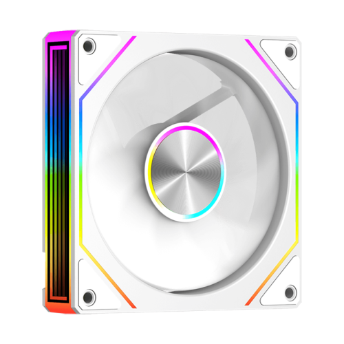 Кулер для корпуса/ Case Cooler PCCooler FG120R ARGB WH Reverse (120x120x25mm, 4-pin PWM, ARGB, 54CFM, 28.4dBA, 1800RPM, White)