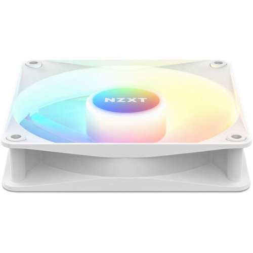 Кулер для корпуса ПК/ Case Cooler NZXT F120 RGB Core (120x120x25mm, 4-pin PWM, RGB, 78.86CFM, 33.88dBA, 1800RPM, White)