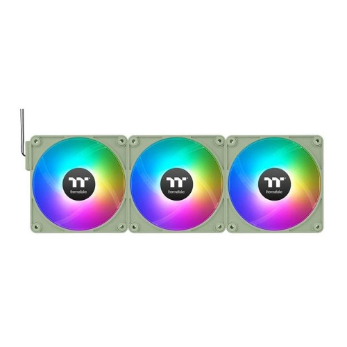 Вентилятор для корпуса Thermaltake CT140 EX Sync Matcha Reverse ARGB 140х140x25 зеленый 4-pin 32.8дБ (упак.:3шт) (CL-F199-PL14MG-A) Ret [CL-F199-PL14MG-A]