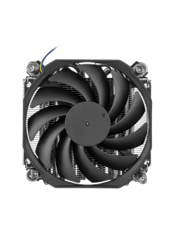 Кулер для процессора ПК/ CPU Cooler Foxline DB32i (125W, 4-pin PWM, 32mm, Al/Cu, 4x6mm, 1x90mm, 41.46CFM, 33dBA, 3400RPM, S: 1851/1700/1200/115X, Black)