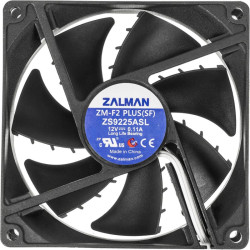 Вентилятор для корпуса Zalman ZM-F2 Plus (SF) 90х90x25 черный 3-pin 23дБ Ret [ZM-F2 PLUS (SF)]