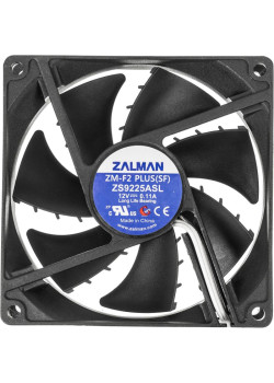 Вентилятор для корпуса Zalman ZM-F2 Plus (SF) 90х90x25 черный 3-pin 23дБ Ret [ZM-F2 PLUS (SF)]