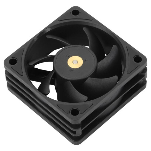 Кулер для корпуса/ Case Cooler Thermalright TL-B6B (60x60x25mm, 4-pin PWM, 16.17CFM, 20.17dBA, 3200RPM, Black)