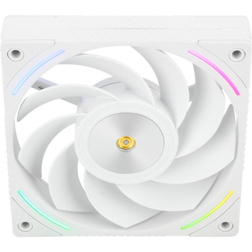 Кулер для корпуса/ Case Cooler Thermalright TL-K12RW Reverse (120x120x25mm, 4-pin PWM, ARGB, 69CFM, 27dBA, 2150RPM, White)