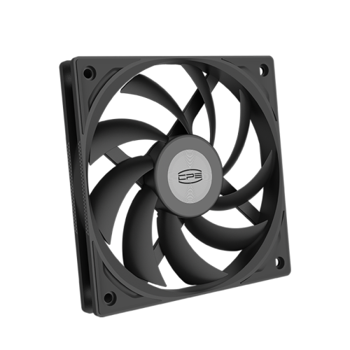 Кулер для корпуса/ Case Cooler PCCooler F5 R12015 BK (120x120x15mm, 4-pin PWM, 68CFM, 35dBA, 2200RPM, Black)