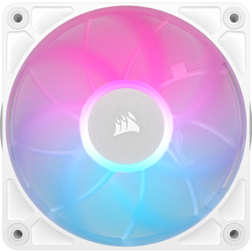 Кулер для корпуса/ Case Cooler Corsair iCUE LINK RX120 MAX RGB (120x120x30mm, 4-pin PWM, RGB, 71.3CFM, 29.5dBA, 2000RPM, White, 3pcs)