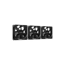 Кулер для ПК/ PCCooler DN 80 3IN 1 (8080x25mm, 3-pin/Molex, 18.21CFM, 18dBA, 1400RPM, Black, 3pcs)