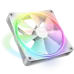Кулер для корпуса ПК/ Case Cooler NZXT F140 RGB Duo (140x140x25mm, 4-pin PWM, RGB, 84.75CFM, 36dBA, 1800RPM, White)
