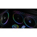 Кулер для корпуса/ Case Cooler ID-COOLING AF-127-ARGB-K (120x120x27mm, 4-pin PWM, ARGB, 78CFM, 29.9dBA, 2000RPM, Black)
