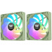 Вентилятор для корпуса Thermaltake CT120 Sync Matcha Reverse ARGB 120х120x25 зеленый 4-pin 31.2дБ (упак.:2шт) (CL-F200-PL12MG-A) Ret [CL-F200-PL12MG-A]