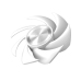 Кулер для корпуса/ Case Cooler PCCooler F7 X120 ARGB WH (120x120x28mm, 4-pin PWM, ARGB, 83CFM, 33.1dBA, 3000RPM, White)