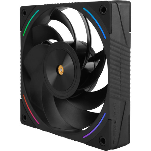 Кулер для корпуса/ Case Cooler Thermalright TL-K12R Reverse (120x120x25mm, 4-pin PWM, ARGB, 69CFM, 27dBA, 2150RPM, Black)