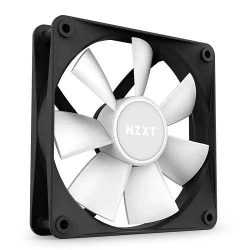 Кулер для корпуса ПК/ Case Cooler NZXT F140 RGB Core Twin Pack (140x140x25mm, 4-pin PWM, RGB, 89.48CFM, 32.5dBA, 1800RPM, Black, 2pcs)