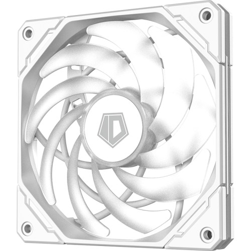 Кулер для корпуса/ Case Cooler ID-COOLING NO-12015-XT ARGB SNOW (120x120x15mm, 4-pin PWM, ARGB, 54.6CFM, 31.2dBA, 2000RPM, White)