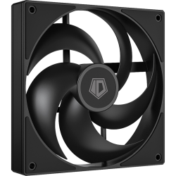 Кулер для корпуса/ Case Cooler ID-COOLING AS-140-K (140x140x25mm, 4-pin PWM, 72.2CFM, 24.9dBA, 1800RPM, Black)