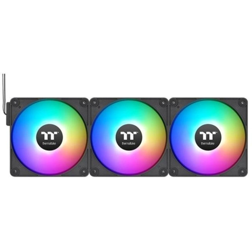 Вентилятор для корпуса Thermaltake CT140 EX Sync ARGB 140х140x25 черный 4-pin 30.7дБ (упак.:3шт) (CL-F182-PL14SW-A) Ret [CL-F182-PL14SW-A]