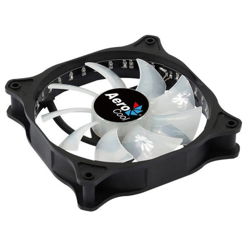 Вентилятор для корпуса Aerocool Cosmo 12 RGB 120х120x25 черный 4-pin (Molex) 24дБ (COSMO 12 FRGB MOLEX) Ret [COSMO 12 FRGB MOLEX]