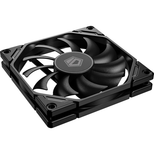 Кулер для корпуса/ Case Cooler ID-COOLING TF-9215-K (92x92x15mm, 4-pin PWM, 46CFM, 35.2dBA, 2800RPM, Black)