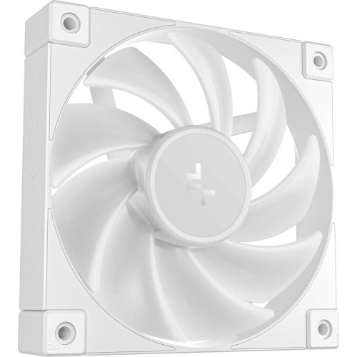 Вентилятор для корпуса Deepcool FD12 ARGB 120х120x25 белый 4-pin 26.9дБ (R-FD12-WHAPN1-G) Ret [R-FD12-WHAPN1-G]