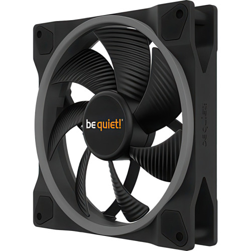 Кулер для корпуса/ Case Cooler be quiet! LIGHT WINGS 140mm PWM (140x140x25mm, 4-pin PWM, ARGB, 56CFM, 23.3dBA, 1500RPM, Black)