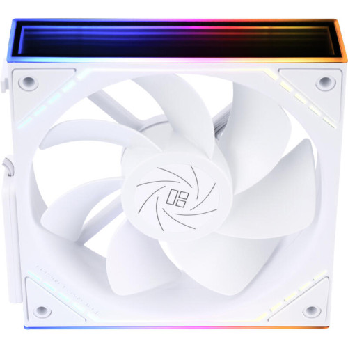 Кулер для корпуса/ Case Cooler Thermalright TL-M12QRW Reverse (124x120x25mm, 4-pin PWM, ARGB, 47.6CFM, 23.2dBA, 1500RPM, White)