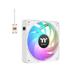 Вентилятор для корпуса Thermaltake CT120 EX Reverse ARGB 120х120x25 белый 4-pin 31.2дБ (упак.:3шт) (CL-F194-PL12SW-A) Ret [CL-F194-PL12SW-A]